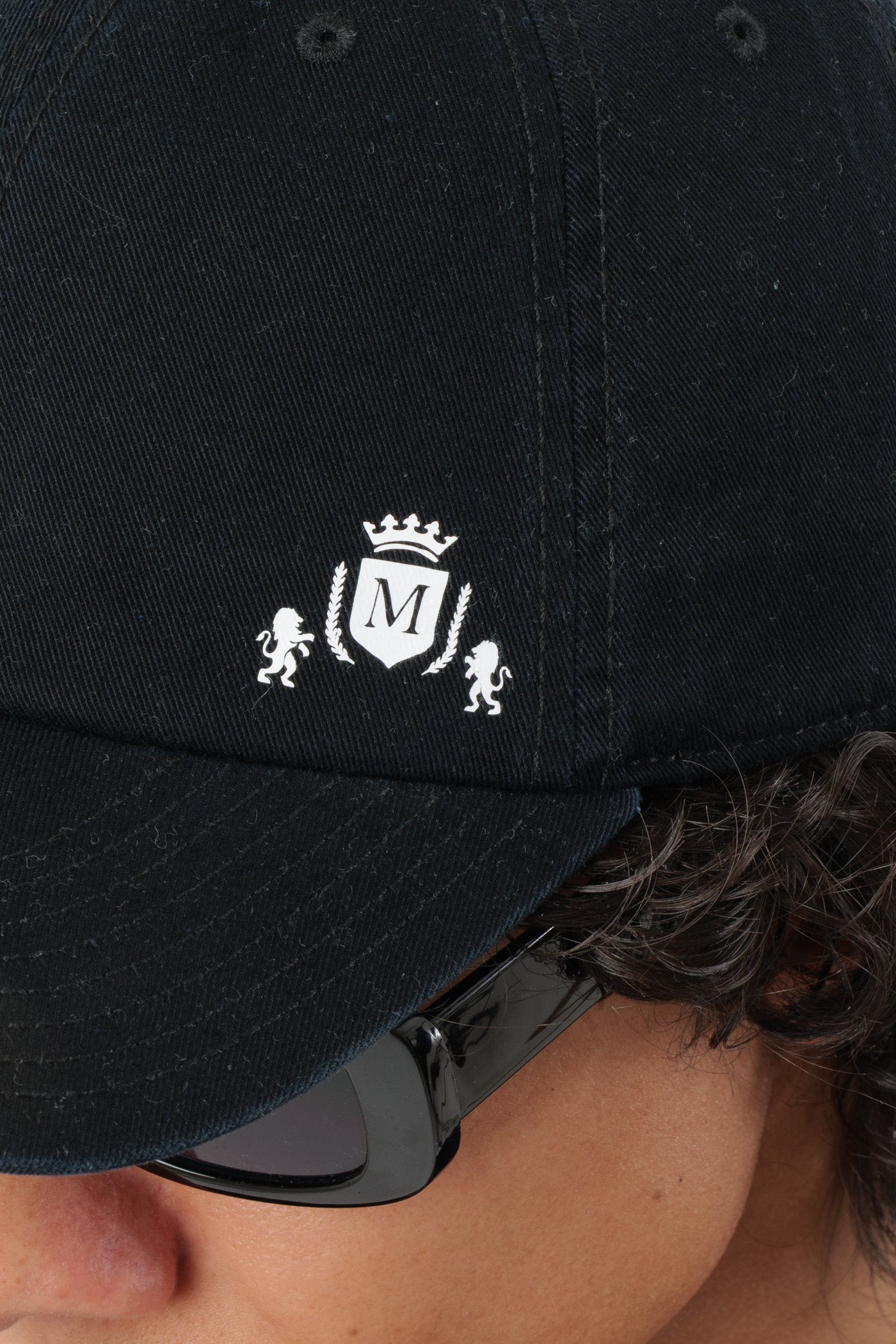 Schwarz/Pinke Logo-Mütze