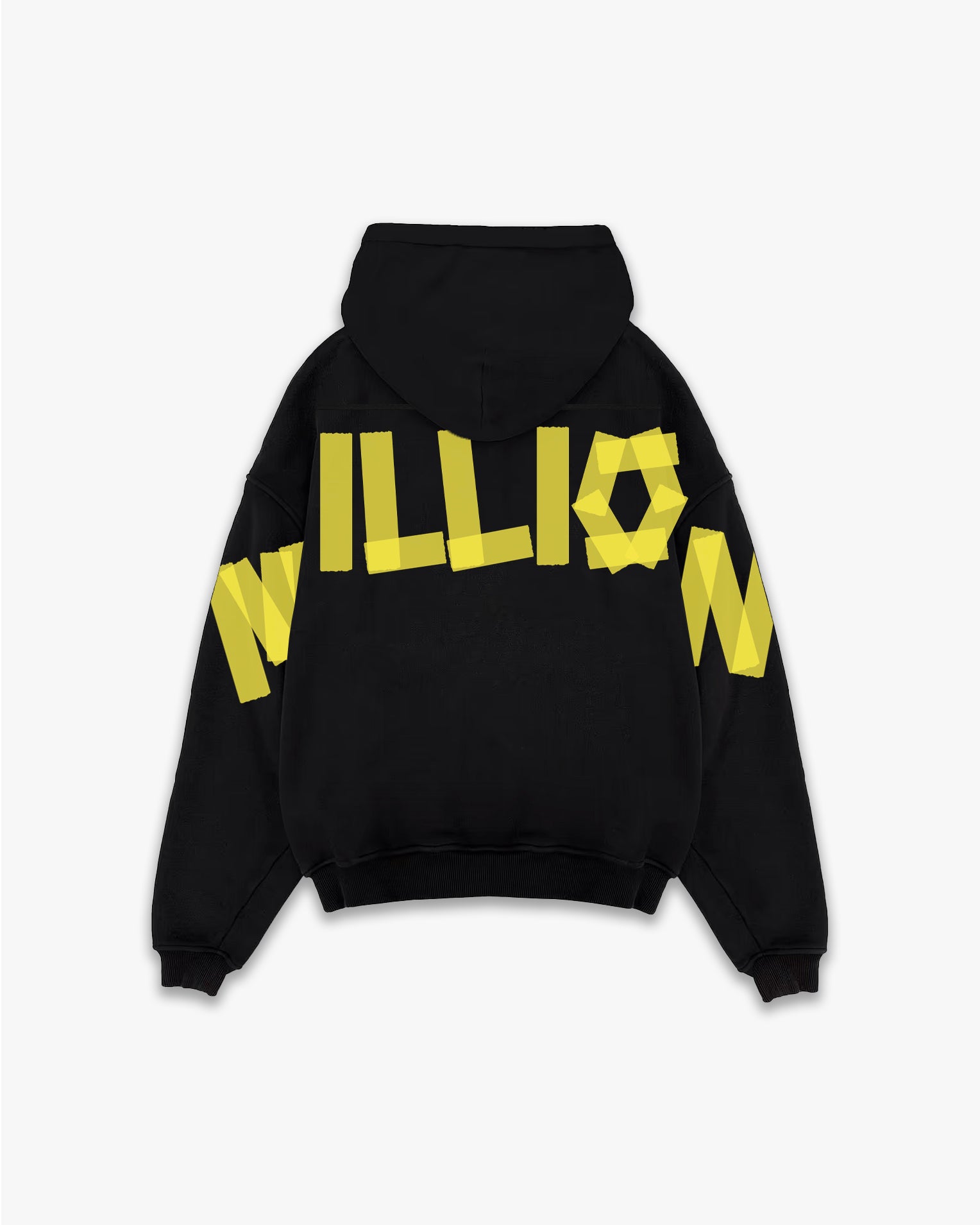 Hoodie Gelb Lonely Schwarz