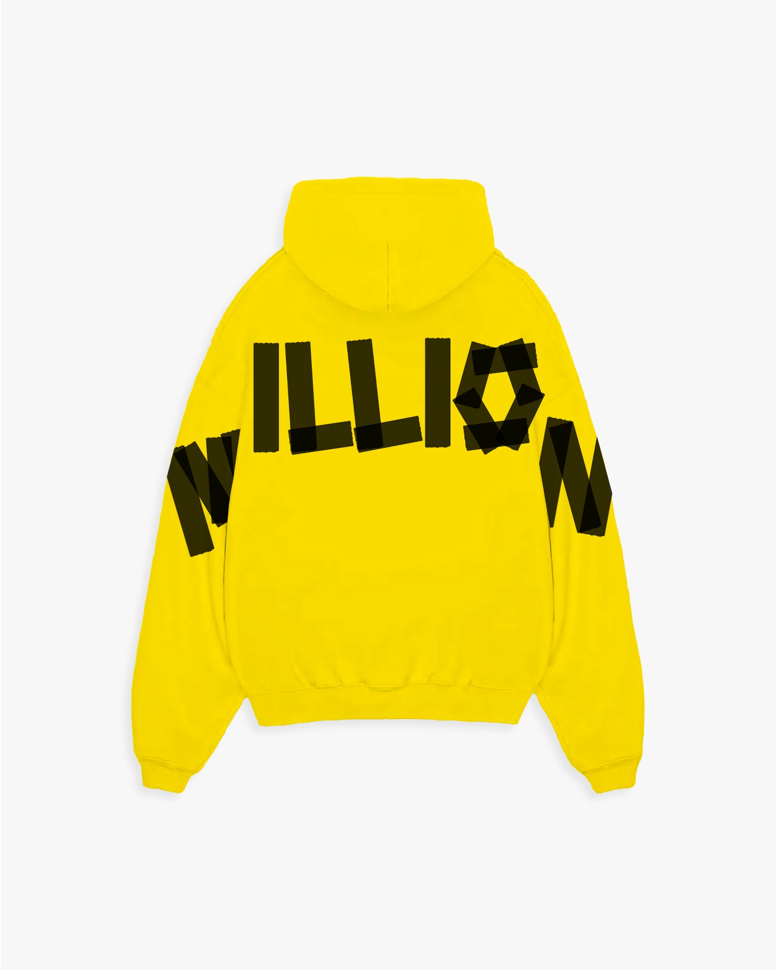 Einsamer gelber Hoodie