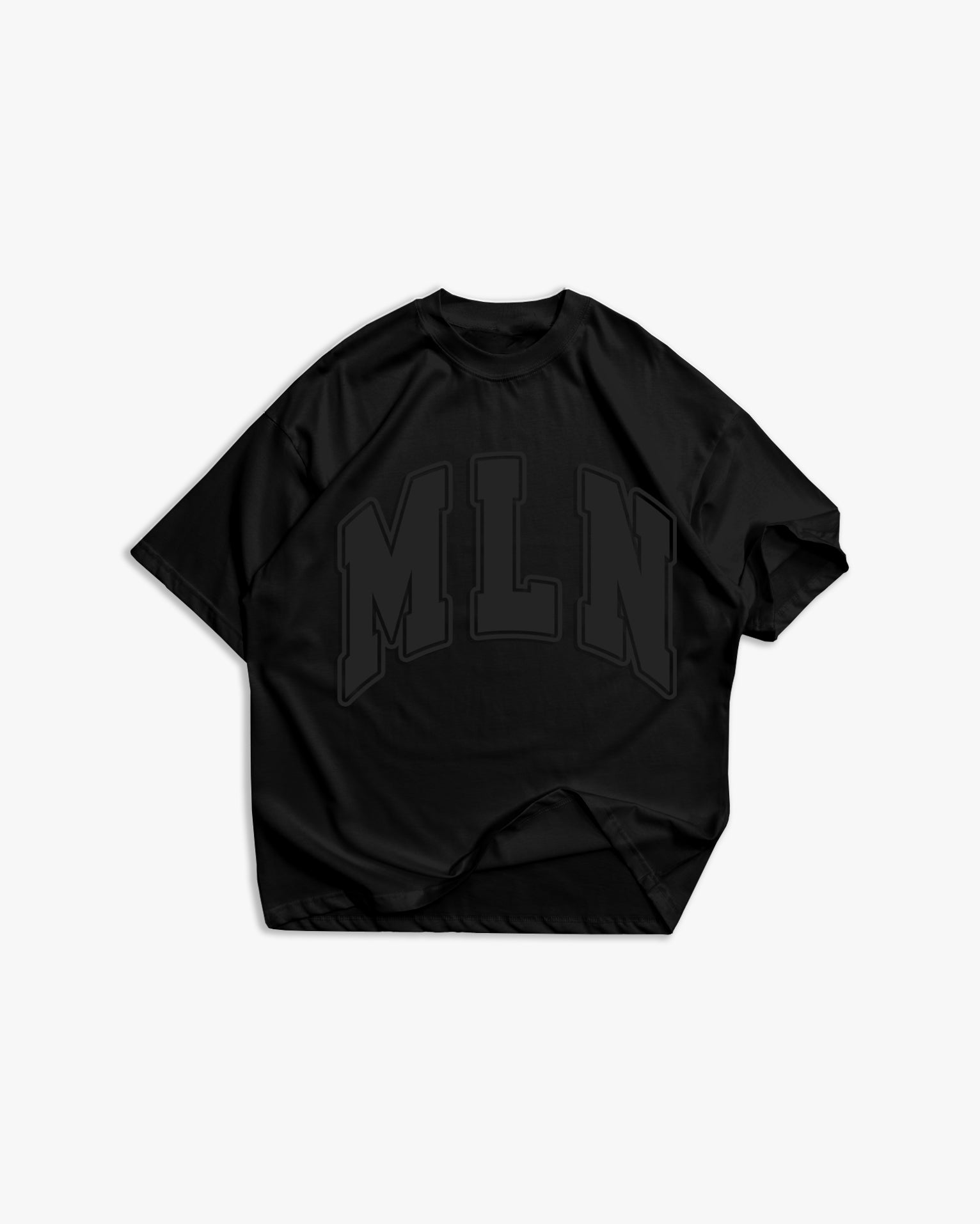 Weißes T-Shirt mit schwarzem Logo