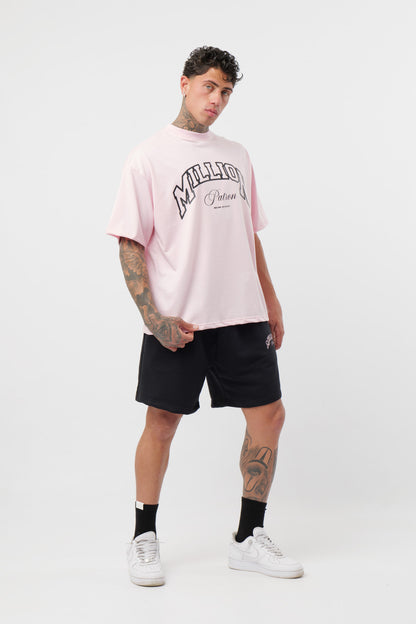 Weißes T-Shirt mit schwarzem Logo