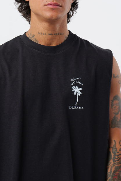 Weißes T-Shirt mit schwarzem Logo