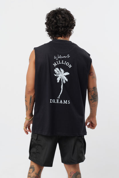 Weißes T-Shirt mit schwarzem Logo